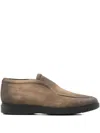 Tagliatore Flat Shoes Beige In Brown