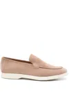 Tagliatore Suede Loafers In Grey