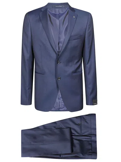 Tagliatore Wool Suit In Blue