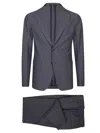 Tagliatore Long-sleeved Suit In Blue