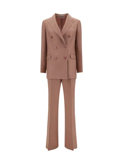 Tagliatore Parigi Linen Two-piece Suit In 473 Rosa