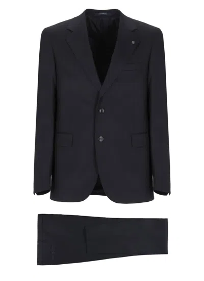 Tagliatore Napoli Dresses Blue In Black