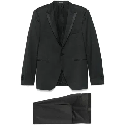 Tagliatore Suit In Black