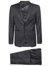 Tagliatore Wool Three-pieces Suit In Blue