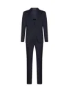 Tagliatore Virgin Wool Suit In Blue