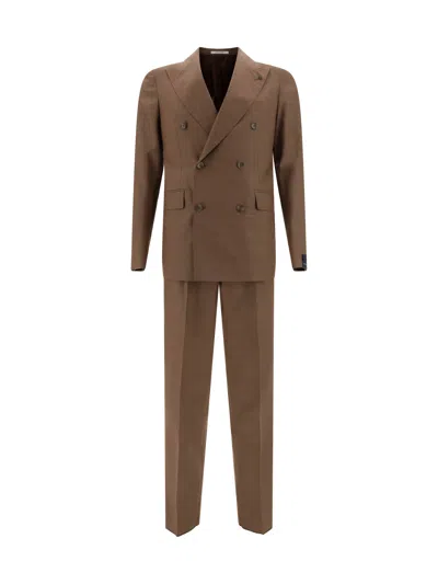 Tagliatore Suit In Brown