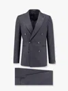 Tagliatore Virgin Wool Tuxedo In Grey