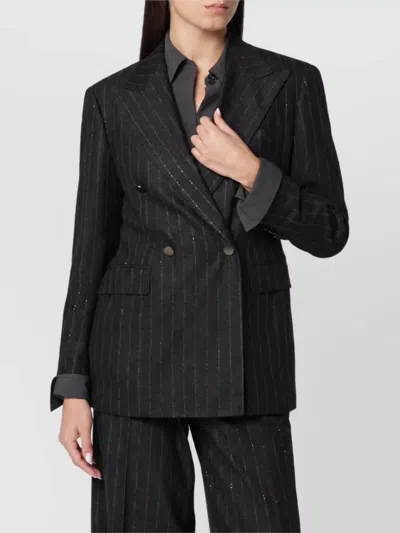 Tagliatore Suit Jacket In Black