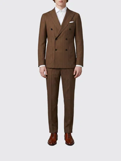 Tagliatore Suit Men  In Brown
