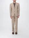 Tagliatore Pinstripe-pattern Single-breasted Suit In Gold