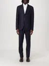Tagliatore Twopiece Suit In Virgin Wool In Blau