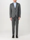 Tagliatore Twopiece Suit In Virgin Wool In Grey