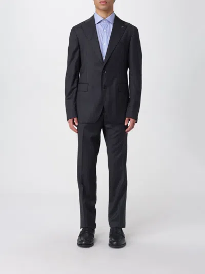 Tagliatore Suit  Men Color Grey In Gold
