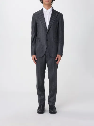 Tagliatore Suit  Men Color Grey In Gray