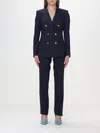 Tagliatore Midnight Blue Viscose Blend Jacket In Blue