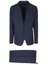 Tagliatore Blue Tailored Suit In Blue