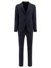 Tagliatore Single-breasted Tailored Suit In Blue