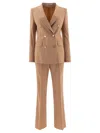 Tagliatore Wool Suit In Beige