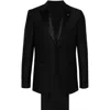 Tagliatore Single-breasted Virgin-wool Suit In Black