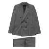 Tagliatore Double-breasted Suit In Gray