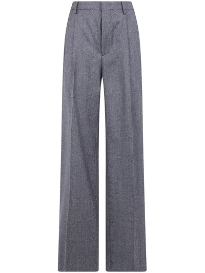 Tagliatore Super 110s Pants With Darts In Black