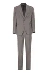 Tagliatore Superfine Virgin Wool Suit In Gray
