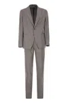 Tagliatore Superfine Virgin Wool Suit In Gray