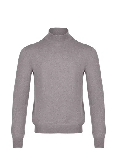 Tagliatore Sweater Made Of Virgin Wool In Gray