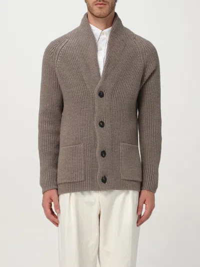 Tagliatore Sweater  Men Color Beige In Brown