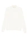 Tagliatore Roll-neck Virgin-wool Sweater In White