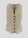 Tagliatore Gilet Woman In Neutral