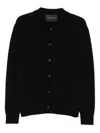 Tagliatore Wool Cardigan In Black