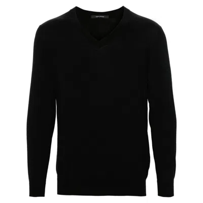 Tagliatore Sweaters In Black