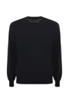Tagliatore Girocollo In Merinos In Black