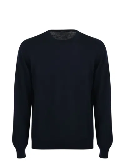 Tagliatore Sweaters In Blue