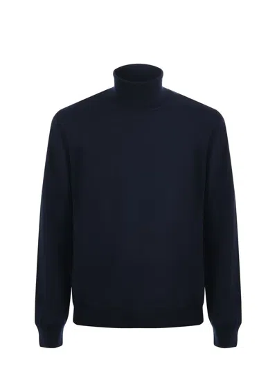 Tagliatore Sweaters In Blue