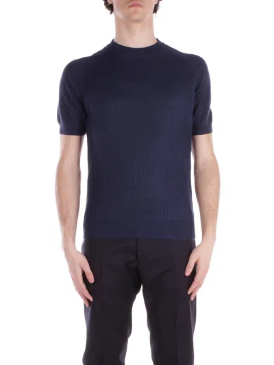 Tagliatore Sweaters Blue In Blu Blu E Verdi
