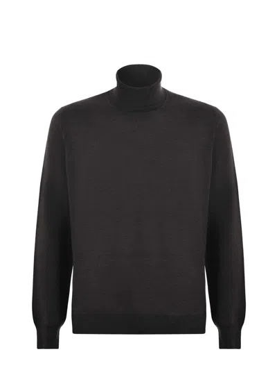 Tagliatore Sweaters In Brown