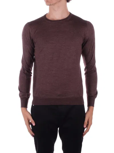 Tagliatore Sweaters Brown In Marrone Marroni