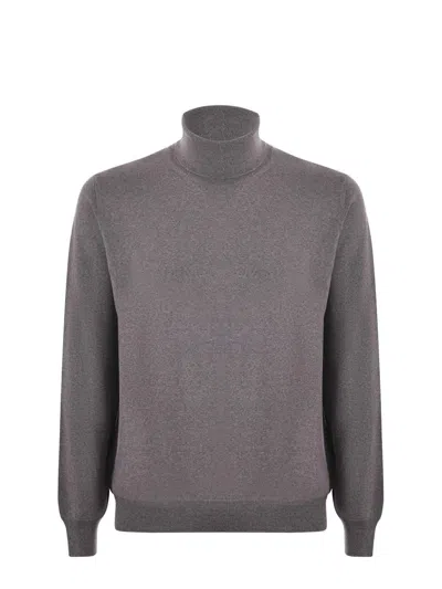 Tagliatore Sweaters In Gray