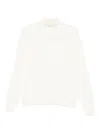 Tagliatore Roll-neck Virgin-wool Sweater In White