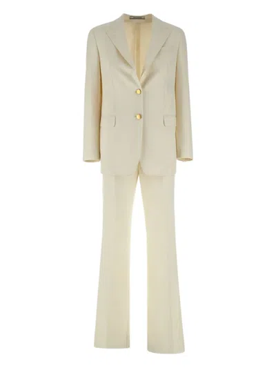 Tagliatore T-bertha Suit In White