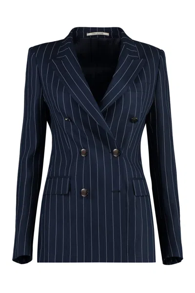 Tagliatore T-parigi Linen Two-pieces Suit In Blue