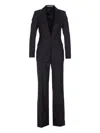 Tagliatore Notched Lapel Jacket Long Sleeves Pockets In Black