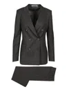 Tagliatore T-parigi10bad Double Breasted Blazer Blue Tailleurs Dresses Blue In Gray