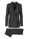 Tagliatore T-parigi10bad Double Breasted Blazer Blue Tailleurs Dresses Blue In Gray