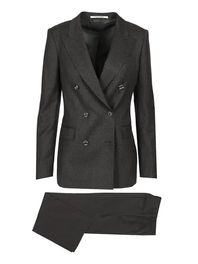 TAGLIATORE T-PARIGI10BAD DOUBLE BREASTED BLAZER BLUE TAILLEURS