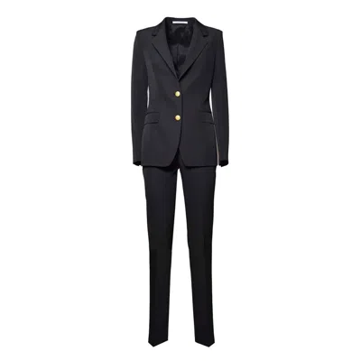 Tagliatore T-paris Cady Suit - Black
