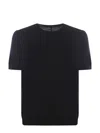 Tagliatore Short Sleeve Round Neck Plain T-shirt