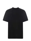 Tagliatore Fine-knit Mako Cotton T-shirt In Nero